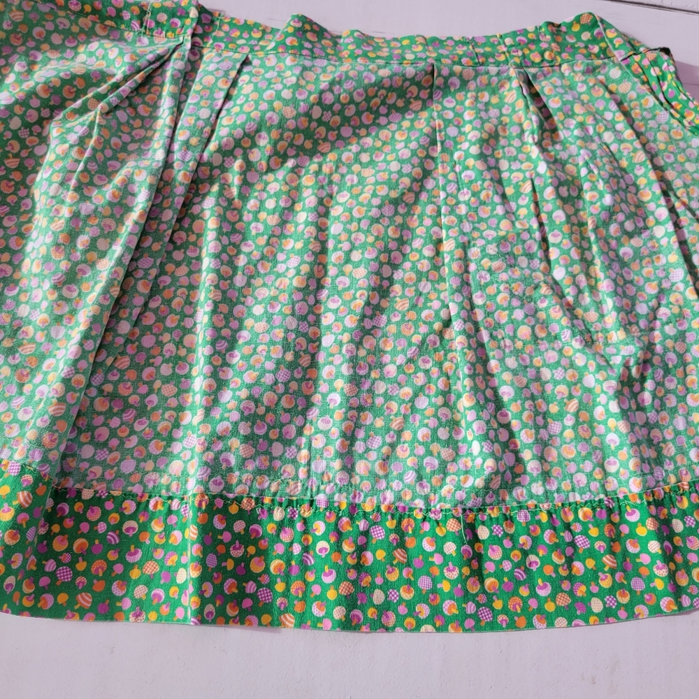Vintage Apron ~ Handmade ~ Mushroom Pattern ~ Cottage ~ Farmhouse ~ FINAL - Picture 9 of 12